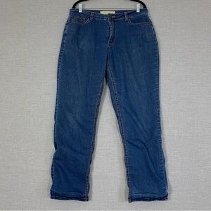 Bit & Bridle Fleece Lined Jeans Sz 12 Mid Rise Straight Leg